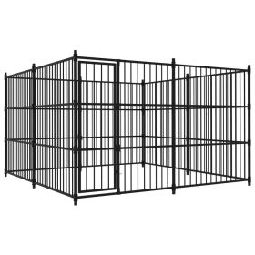Outdoor Dog Kennel 118.1"x118.1"x72.8"